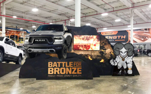 RAM Battle for the Bronze Display