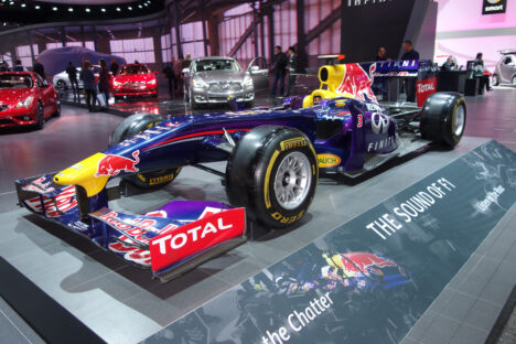 Infiniti Red Bull race car display