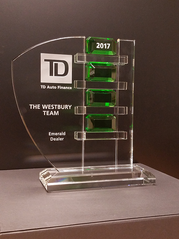 TD Auto Finance Award
