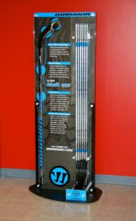 Warrior stick display stand