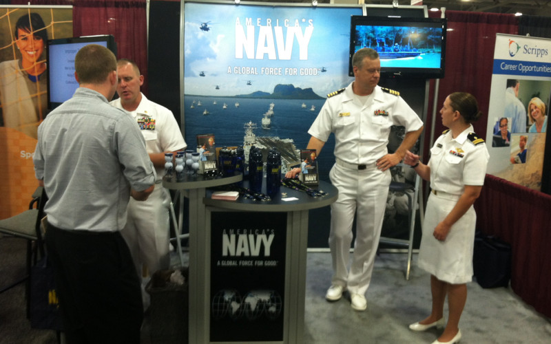 Navy Recruitment Trade Show Display